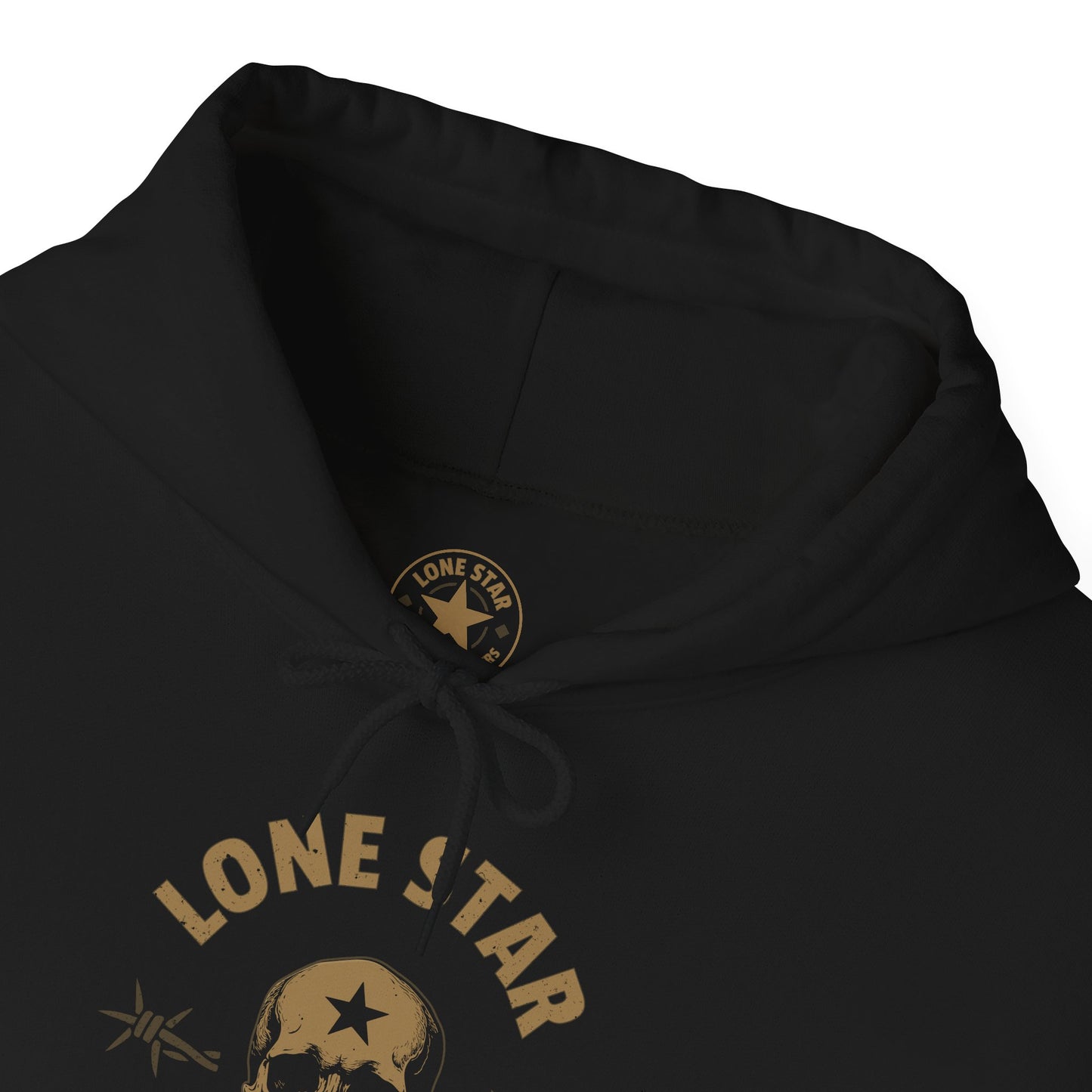 Lone Star Combat Outfitters Skull Hoodie — Military Tactical Logo Sweatshirt