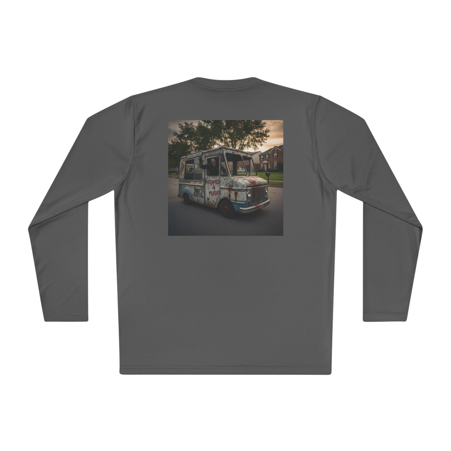 Vintage Ice Cream Truck Killer Long Sleeve Tee — Retro Photographic Tee