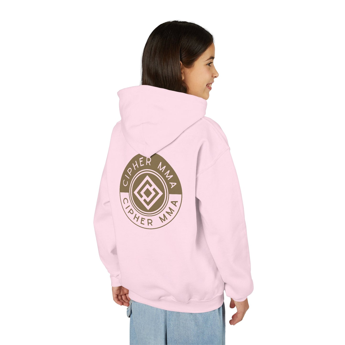 Cipher MMA Youth Hoodie — Athletic Martial Arts Logo Pullover