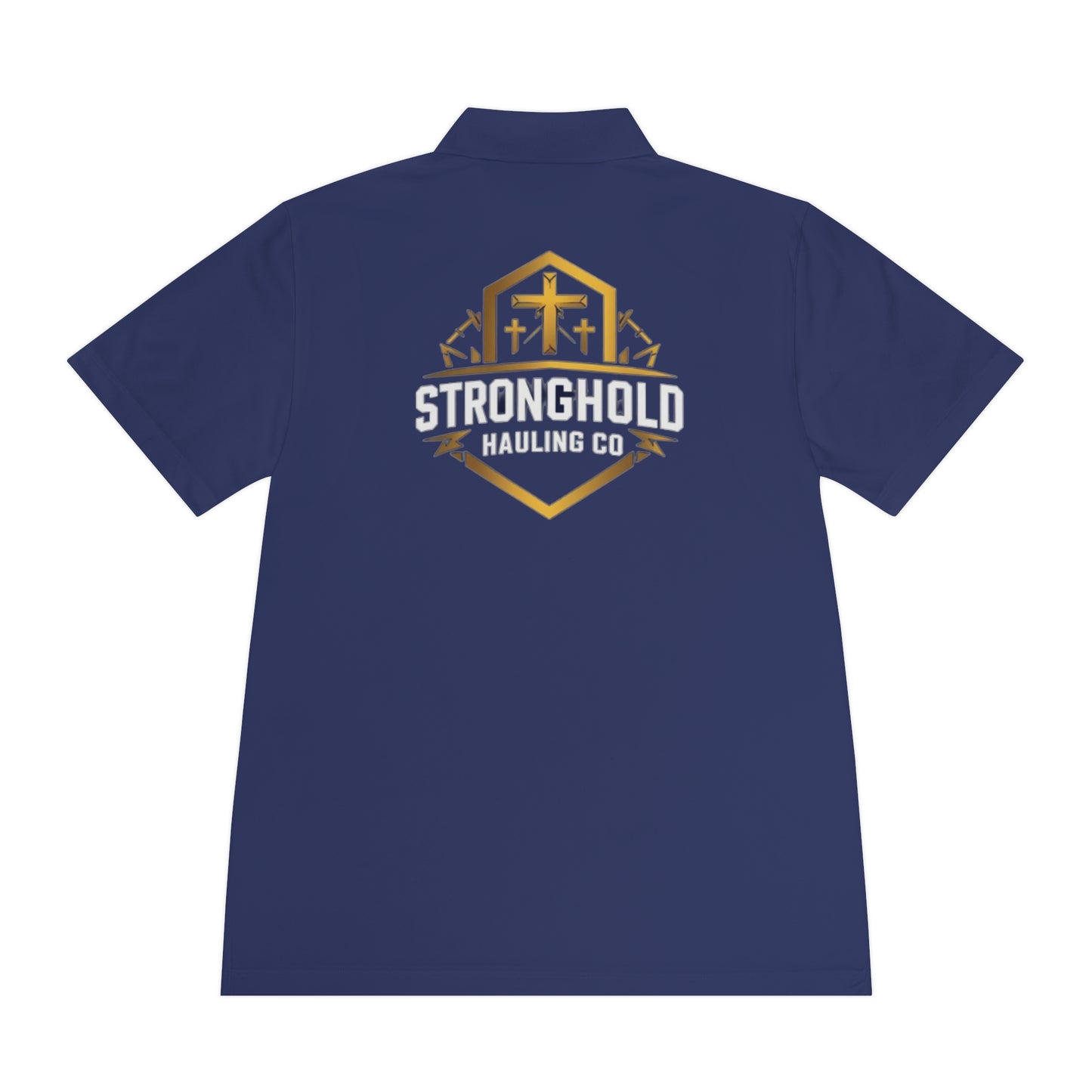 Stronghold Hauling Co. Logo Polo — Men's Performance Sport Polo
