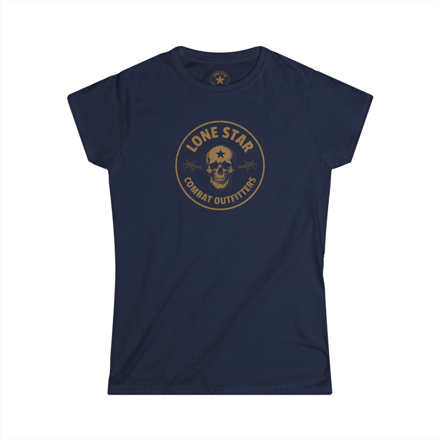 Women's Tee — Lone Star Combat Outfitters Skull Badge Graphic