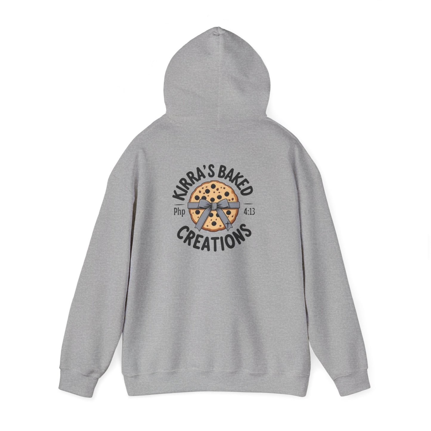 Bakery Logo Hoodie — "Kirra's Baked Creations" Branded Pullover