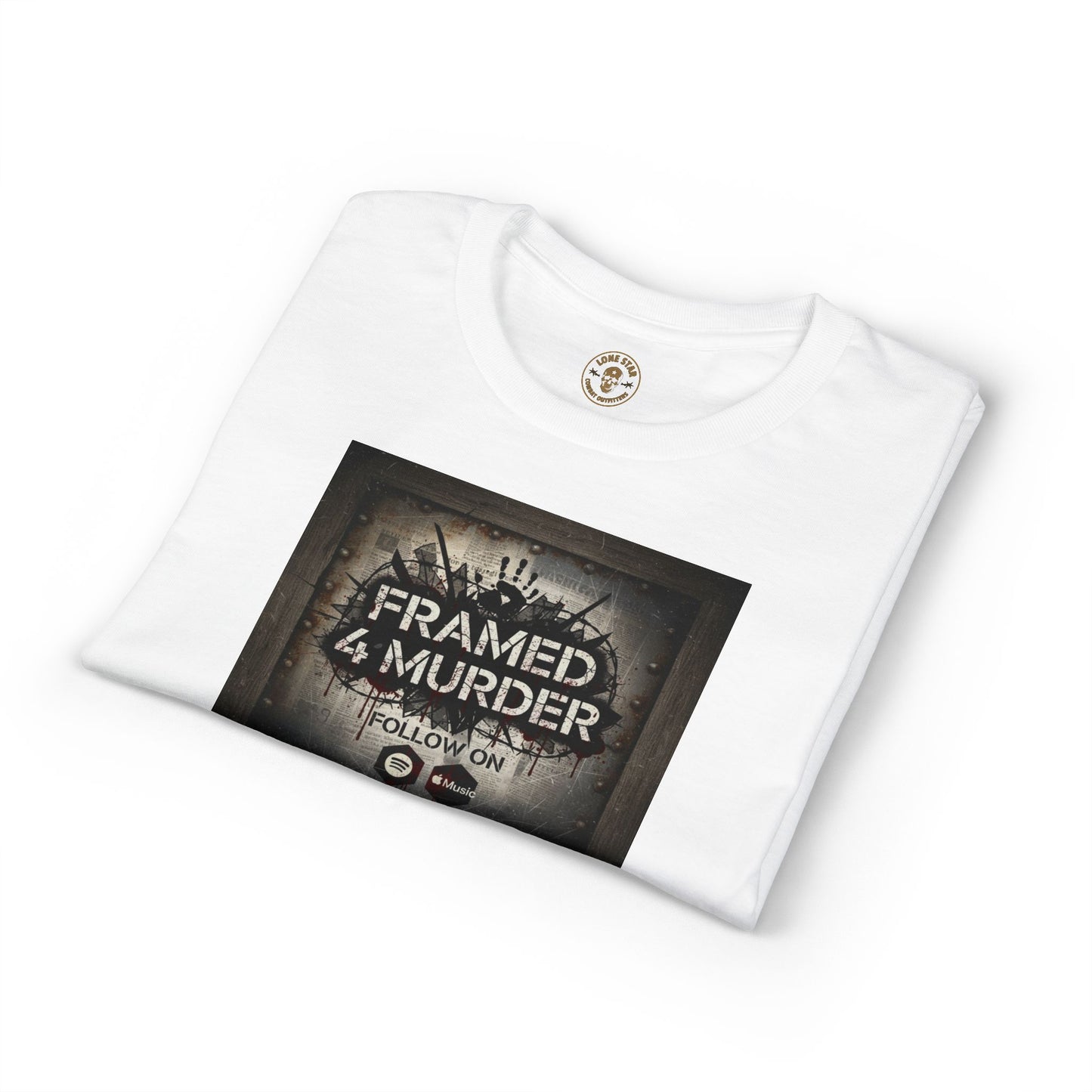 Framed 4 Murder Logo T-Shirt — Rocker Fan Tee