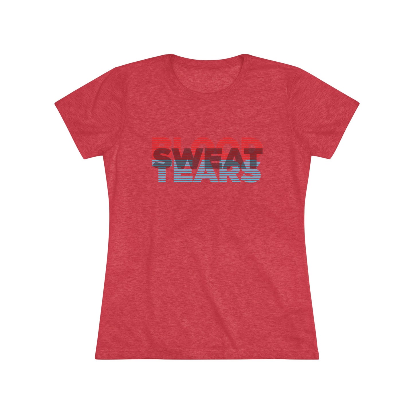 Women's Tee — Retro 'Blood Sweat & Tears' Graphic Shirt