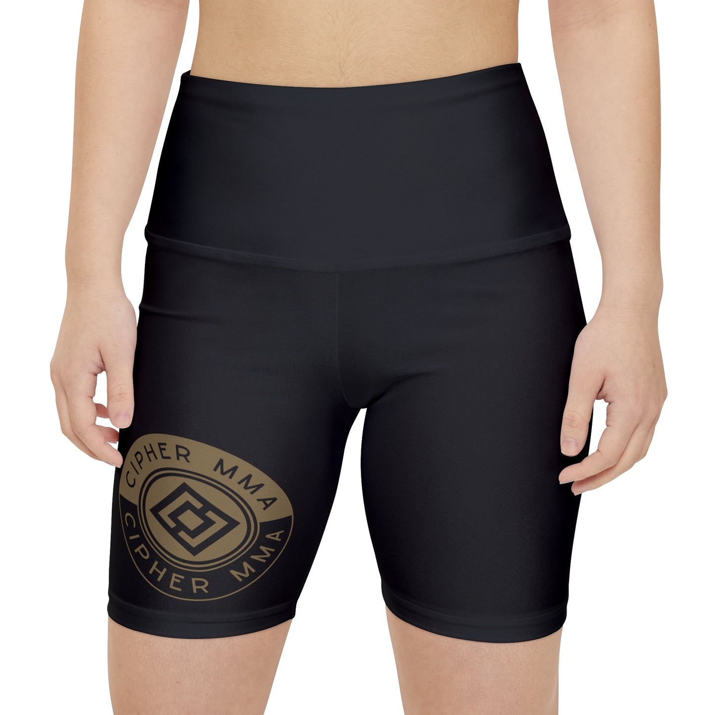 Cipher MMA Women's Workout Shorts — Cipher MMA High-Waist Performance Biker Shorts