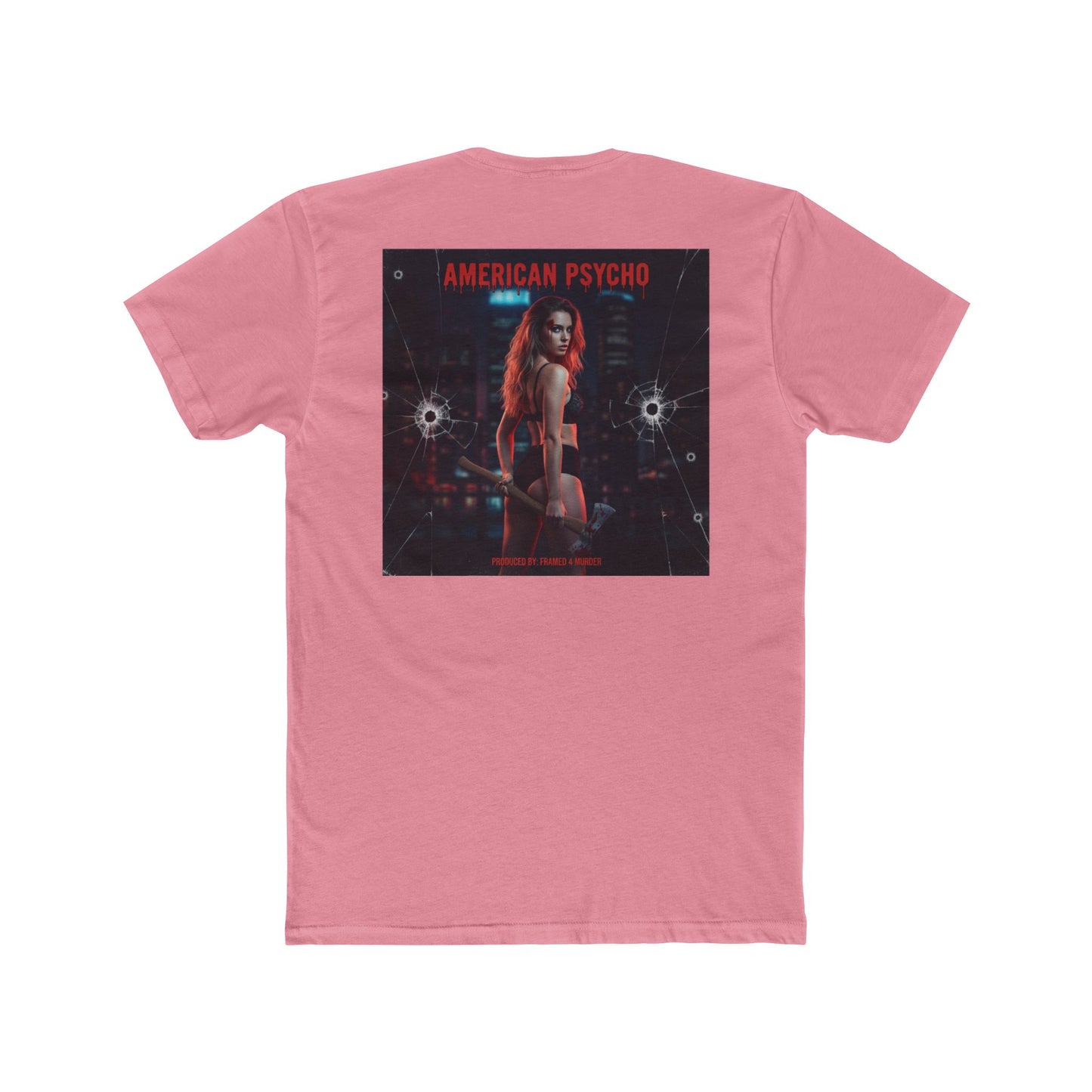 American Psycho Graphic Tee — First Album Cover from F4M