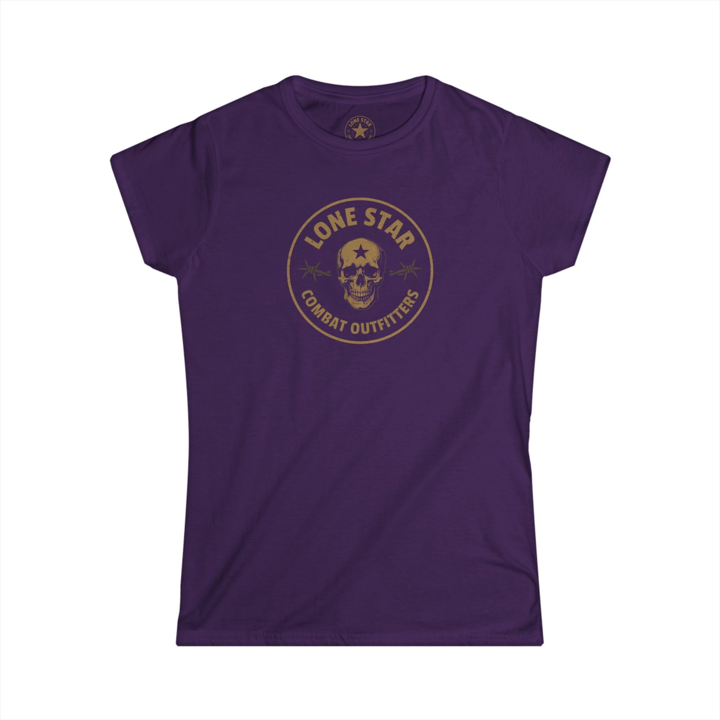 Women's Tee — Lone Star Combat Outfitters Skull Badge Graphic